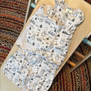 Halo sleep sack with Owl Print